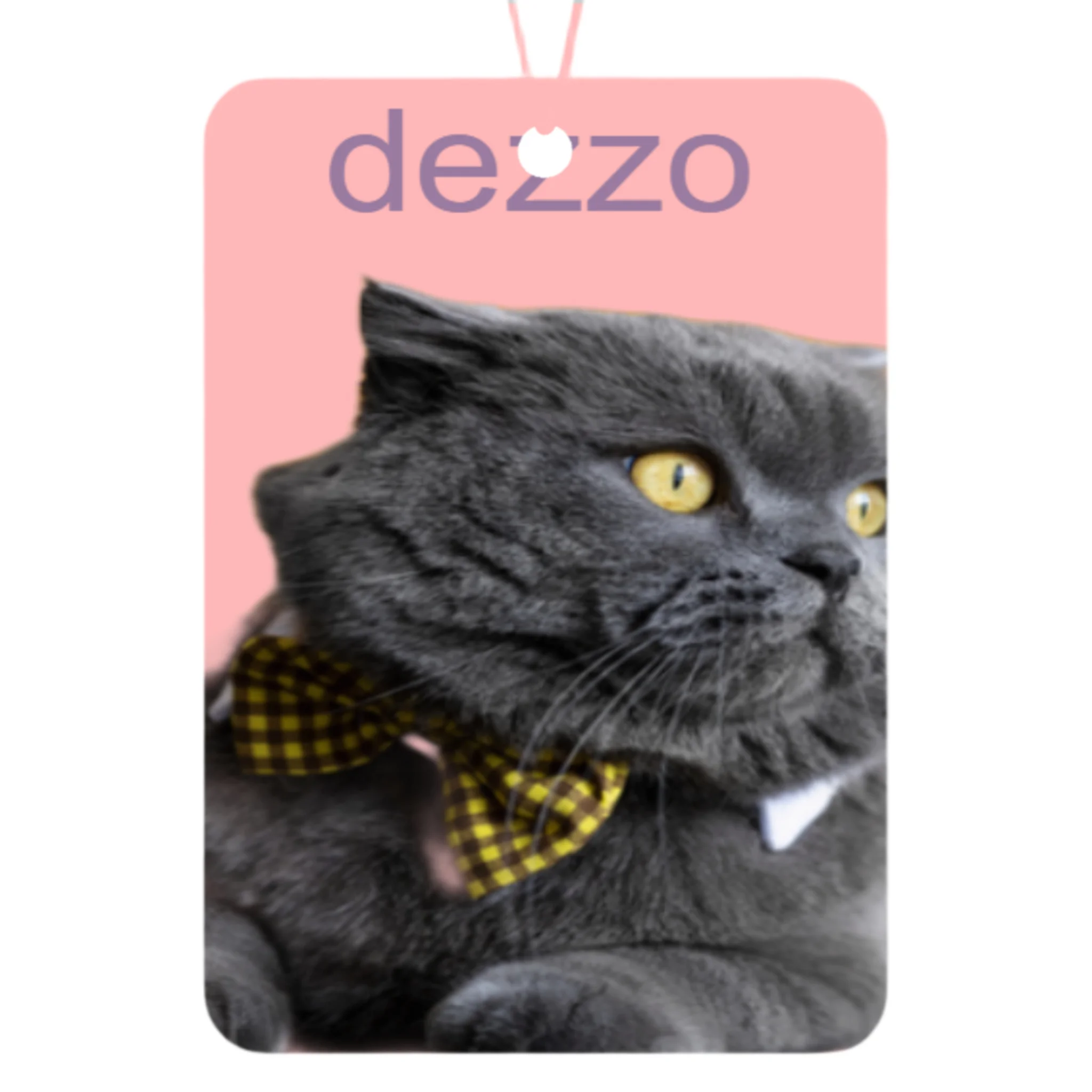 Car air freshener with pet image