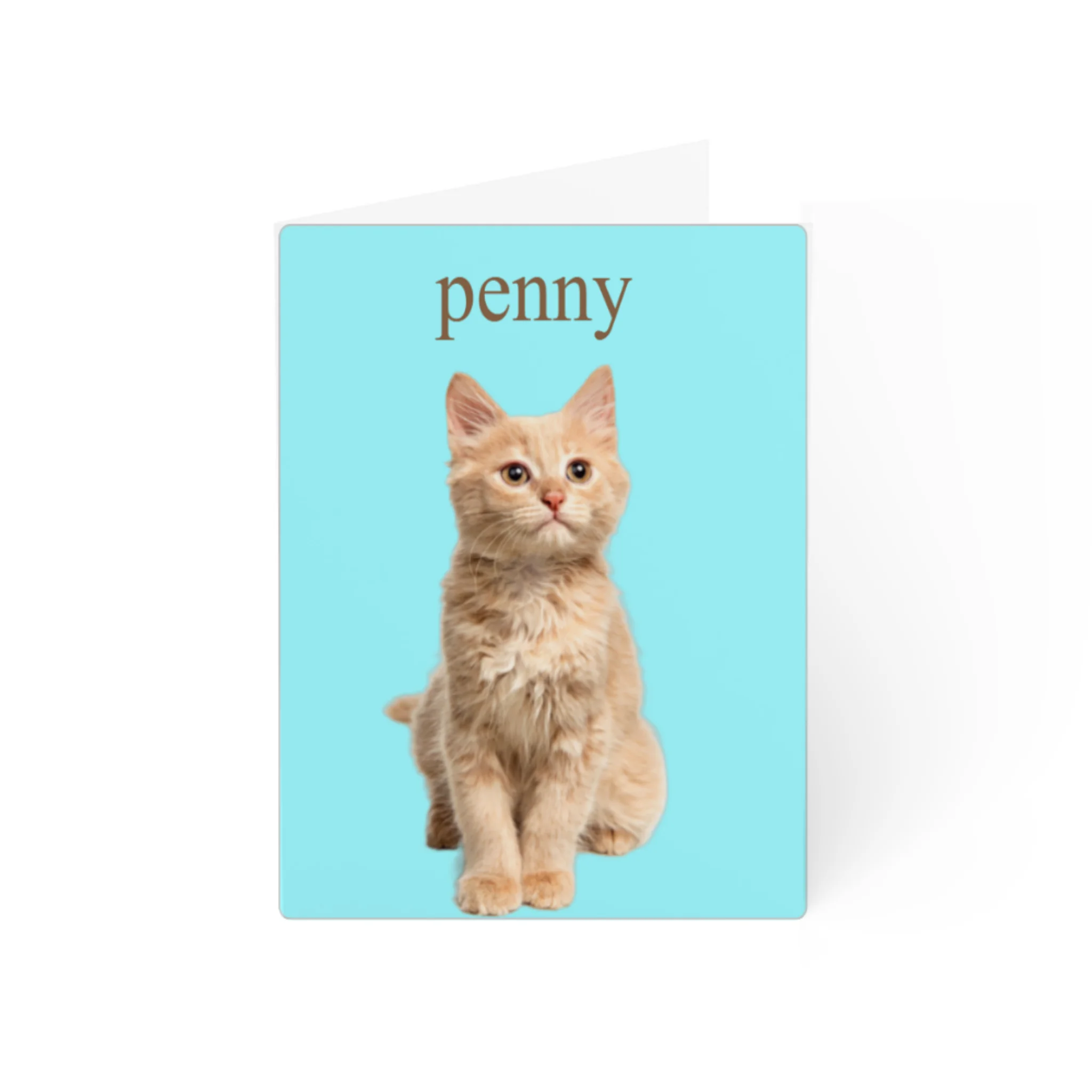 Greeting cards with pet photo design