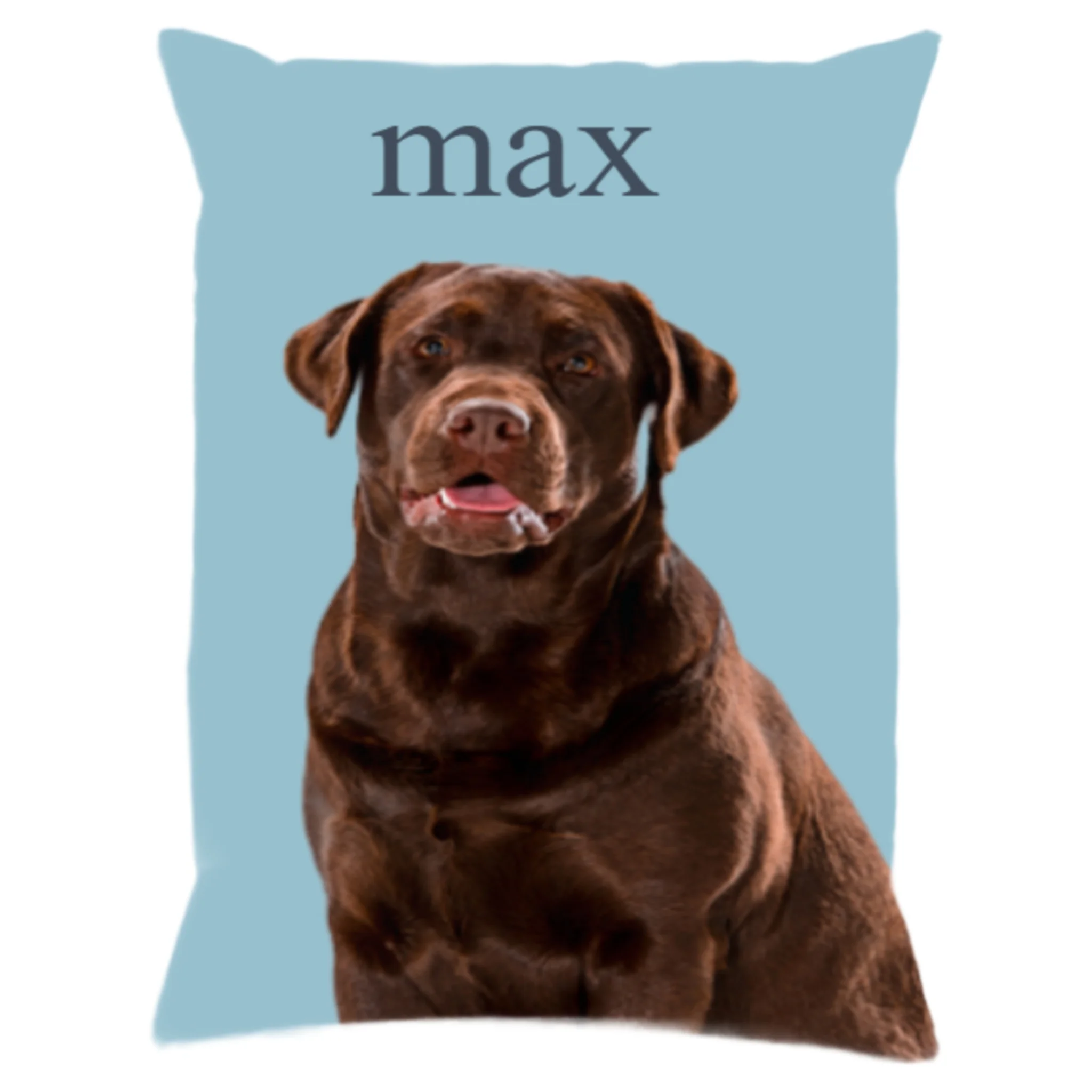 Comfortable pet bed with custom print