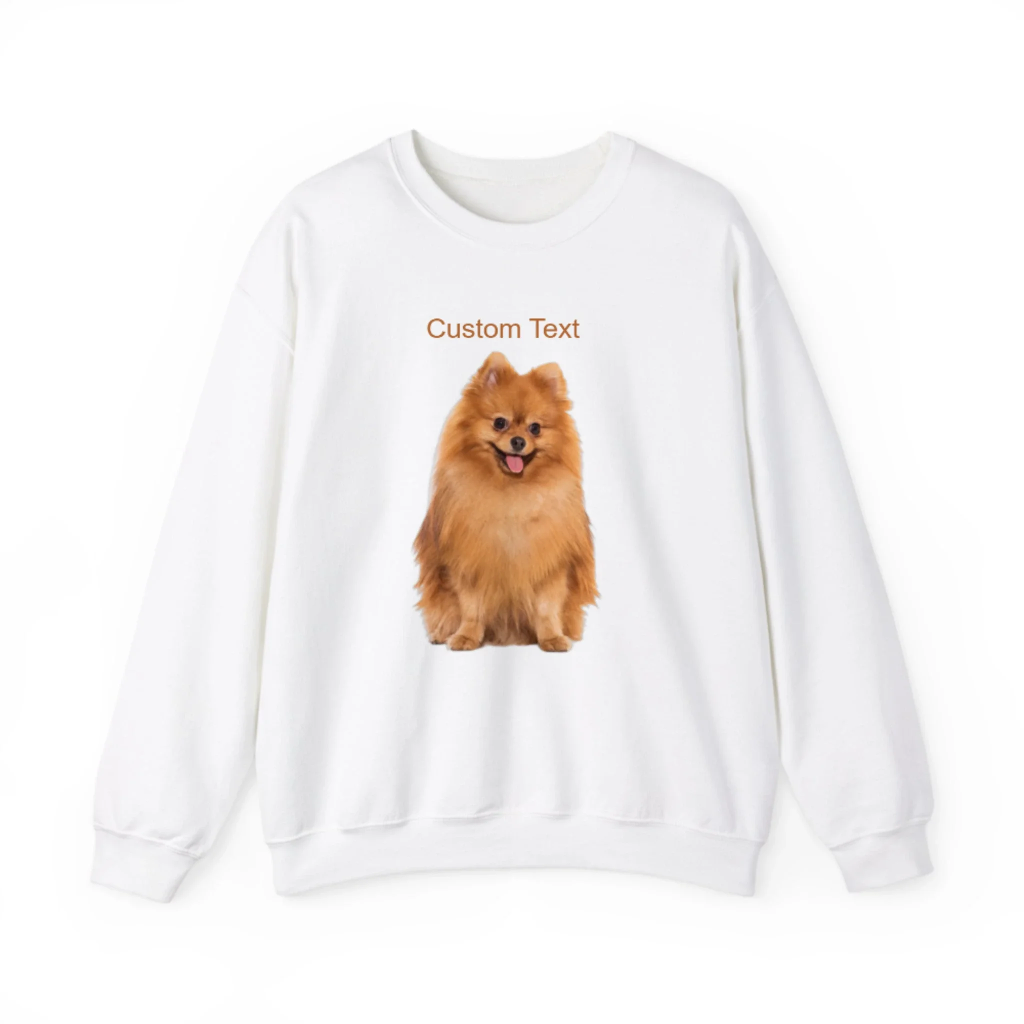 Customized sweatshirt with pet print